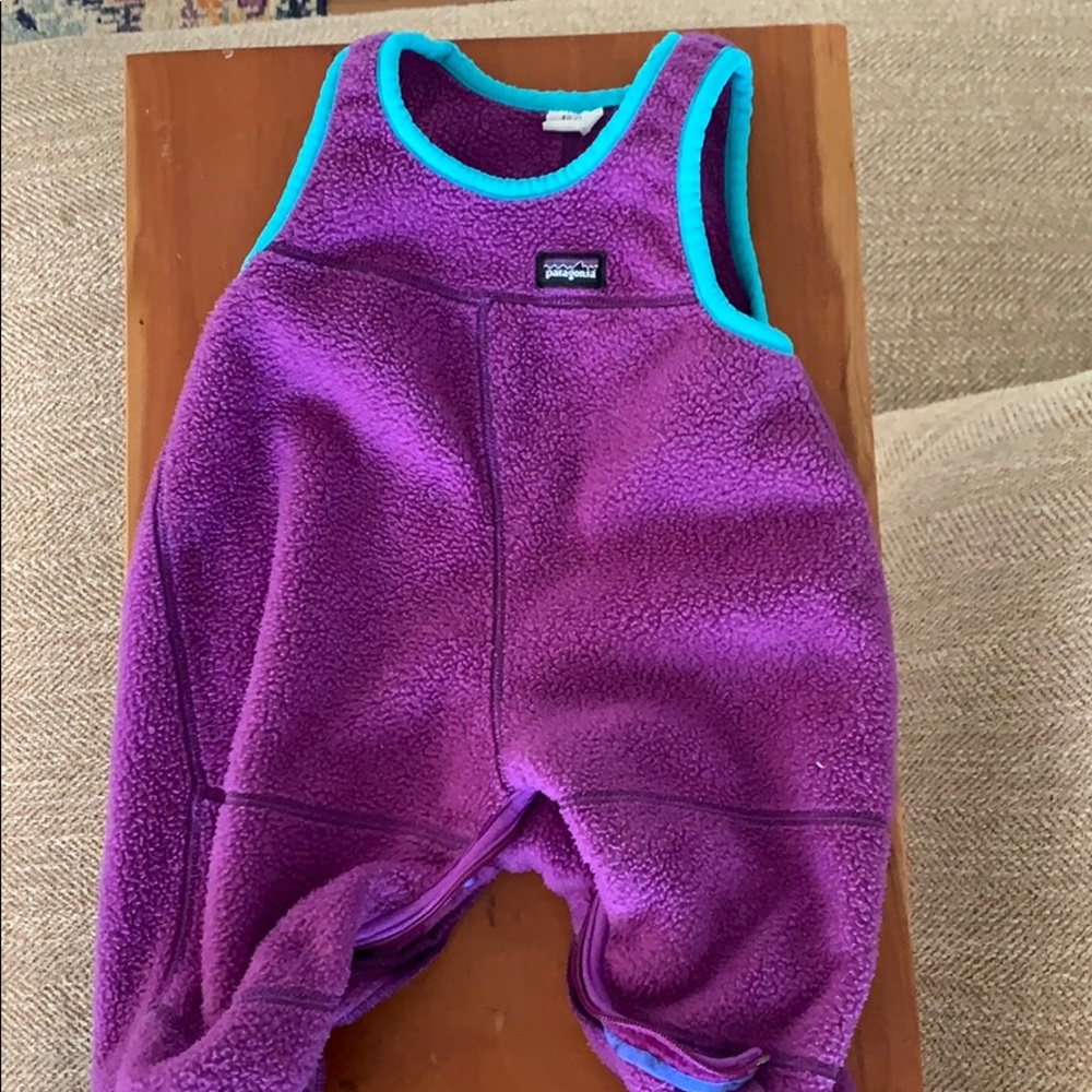 Vintage Patagonia fleece bibs